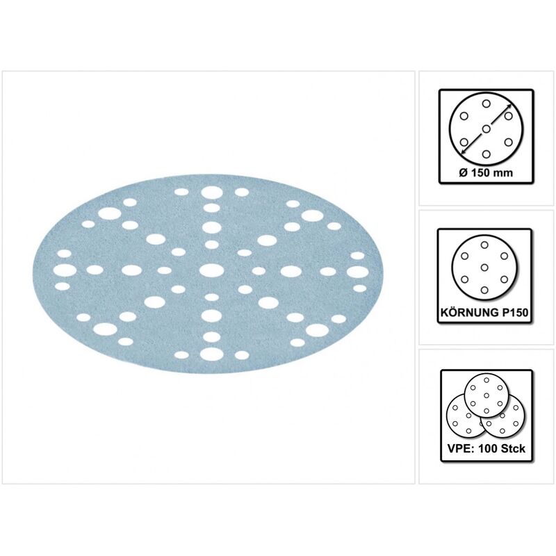 Festool Disco abrasivo STF D150/48 P150 GR/100 150...