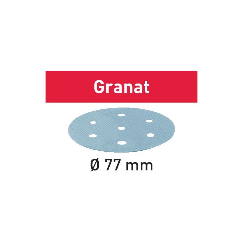 Image of 497409 Festool Disco abrasivo stf D77/6 P240 GR/50 Granat