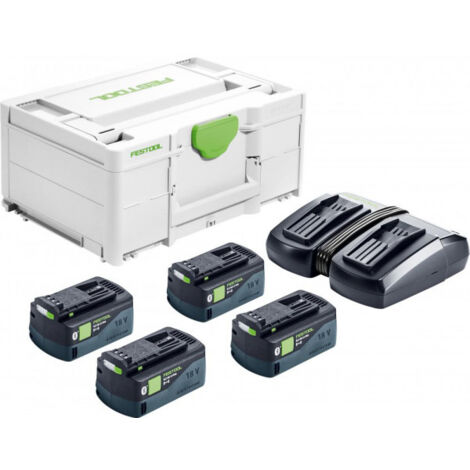 Energieset SYS 18V 4x4.0/TCL 6 Duo FESTOOL - 577104