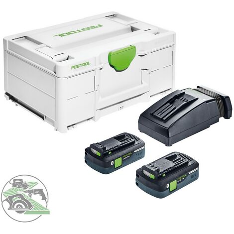 Festool Energie-Set SYS3 ENG 18V + 2x 4,0Ah + Ladegerät TCL6 Systainer 576811