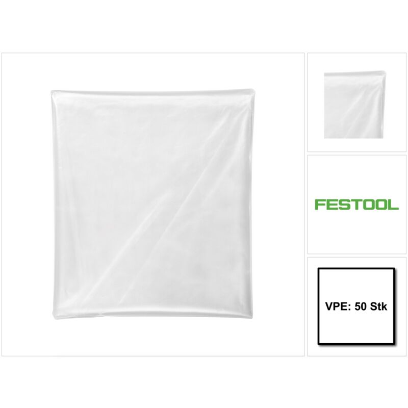 

Festool ENS-VA-20/50 Saco de evacuación - 50 unidades ( 5x 204296 ) para CT 26/36/48 y VAB-20