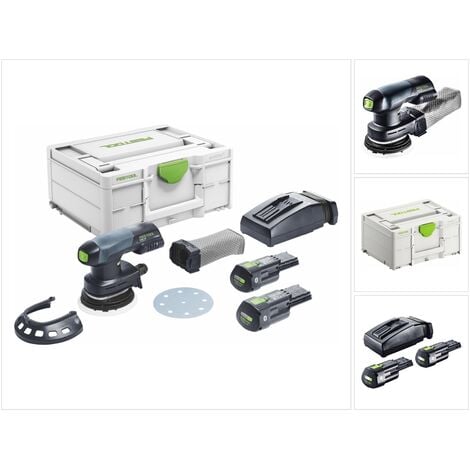 Festool ETSC 125-Basic Akku Exzenterschleifer ( 576370 ) 18 V 125 mm Brushless + Systainer - ohne Akku, ohne Ladegerät - Nachfolger von 201533