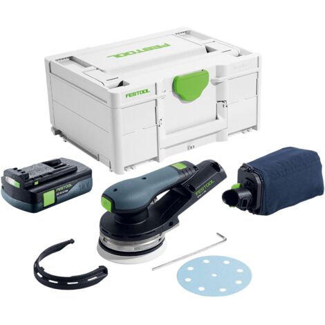 Festool ETSC 2 125-Basic Akku Exzenterschleifer 18 V 125 mm Brushless + 1x Akku 3,0 Ah + Systainer - ohne Ladegerät