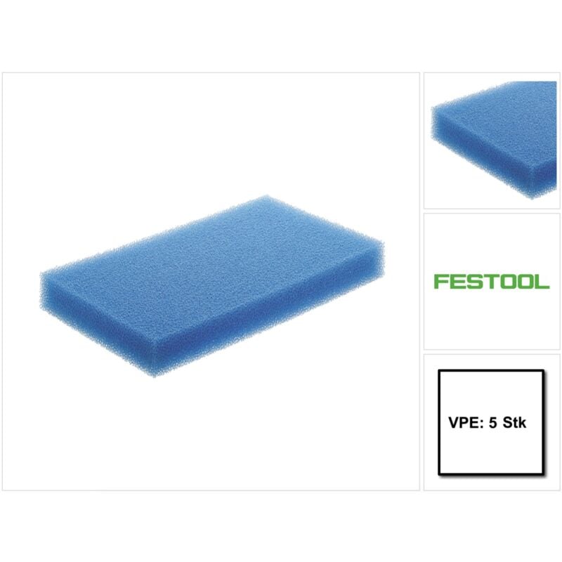 

Festool Filtro para aspirar líquidos NF-CT 26/36/48 - 5 unidades ( 5x 496169 )