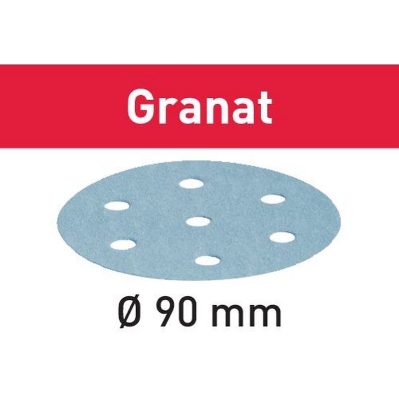 Image of Disco abrasivo stf D90/6 P100 GR/100 Granat - 497366 - Festool