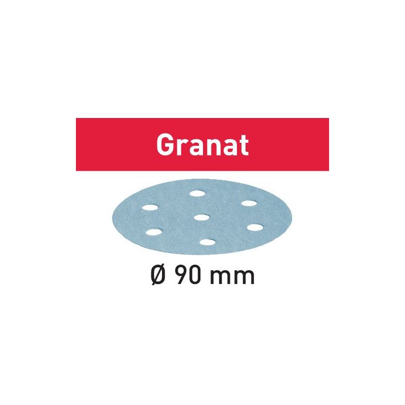 Image of Festool - 497372 Disco abrasivo stf D90/6 P320 GR/100 Granat