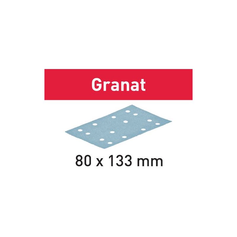 Image of Festool - 497127 Foglio abrasivo stf 80x133 P40 GR/10 Granat