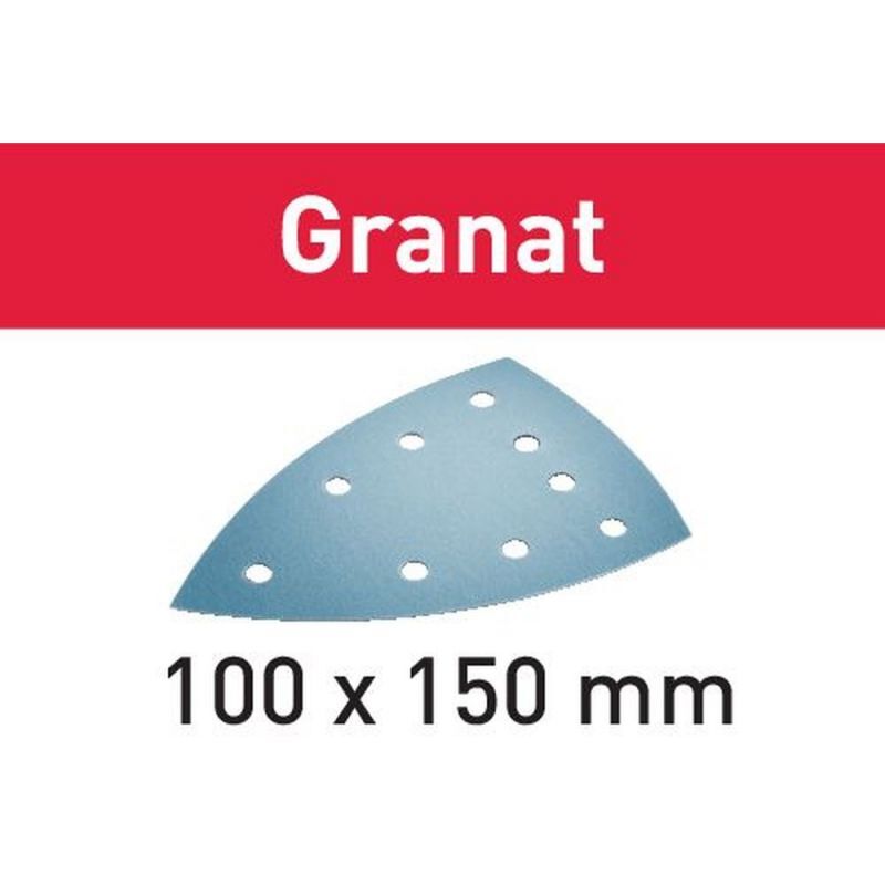 Image of Foglio abrasivo stf DELTA/9 P100 GR/100 Granat - 577545 - Festool