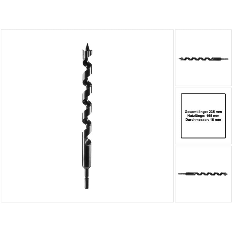 Sb ce D16 Foret à simple spirale, 16 mm, pour perceuses-visseuses à percussion et perceuses-visseuses (205908) - Festool