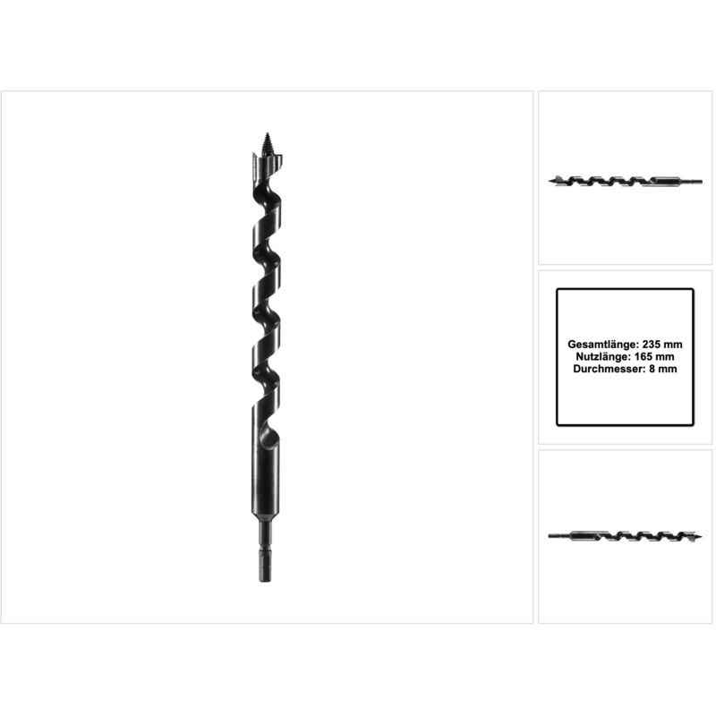 Festool SB CE D8 Foret à simple spirale, 8 mm, pour perceuses-visseuses à percussion et perceuses-visseuses (205904)