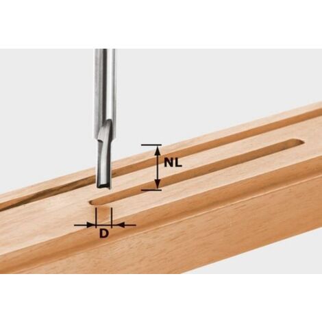 FESTOOL fraise à rainurer en V HW avec queue de 8mm réf.491444