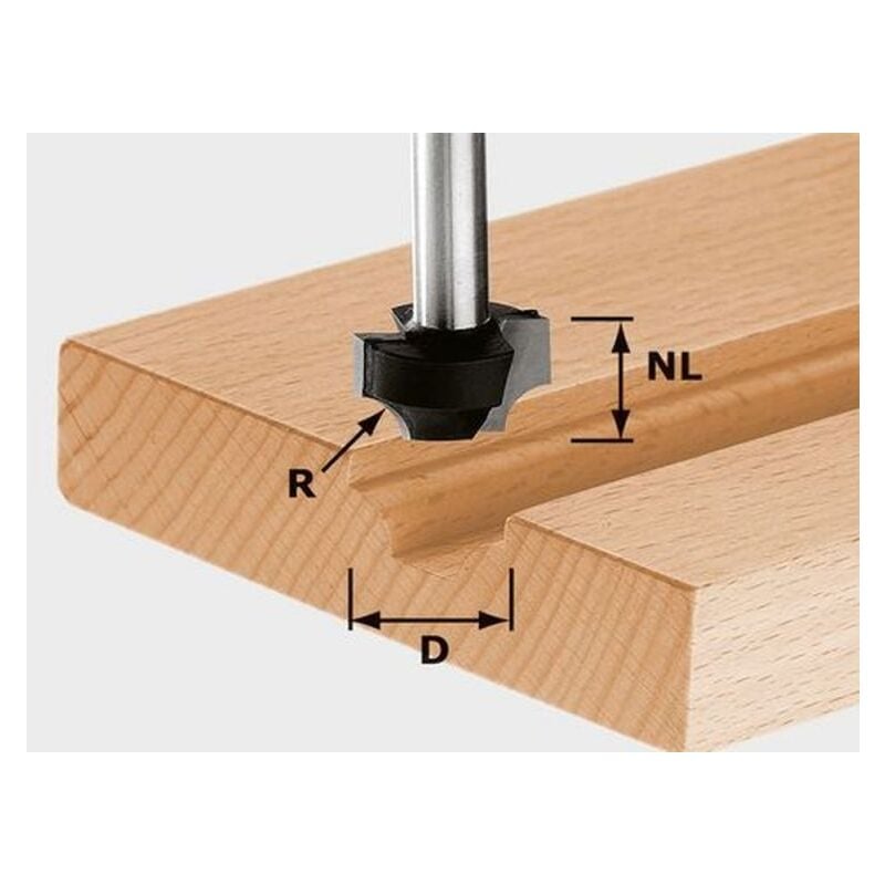 Festool - Fraise quart de rond hw S8 D23/R6 - 491007