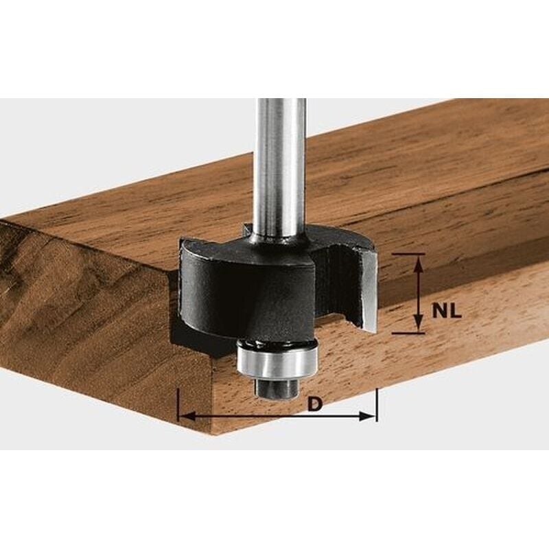 Festool - Fraises à feuillurer hw S8 D31,7/NL 12,7 - 491022