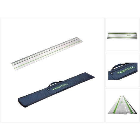 Festool FS 1400/2 Rail de guidage 1400 mm ( 491498 ) + Pochette de rail de guidage de haute qualité Festool FS-BAG