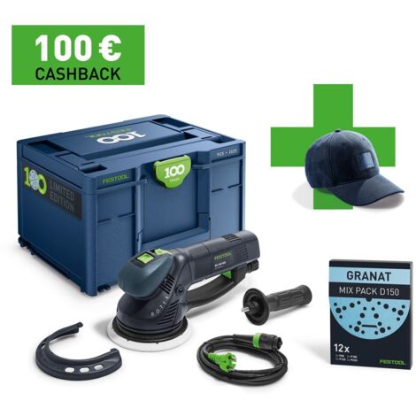 Festool Getriebe-Exzenterschleifer ROTEX 150 FEQ-Plus 100Y im Systainer³ 578233
