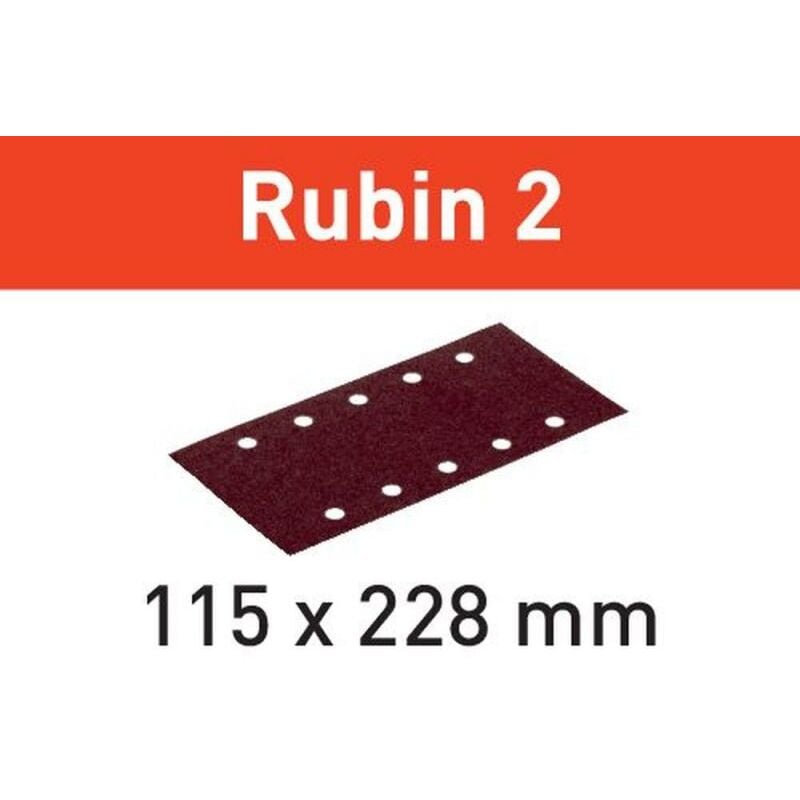 

Festool Hoja de lijar Rubin 2 STF 115X228 P40 RU2/50