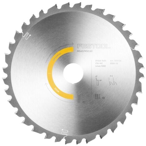 FESTOOL HW 216x2.3x30 W 36T (500124) Wood Universal 216mm x 30mm x 36T