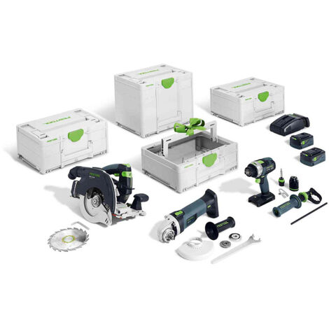 FESTOOL KIT HKC 55/TPC 18/AGC 18/TB M 137