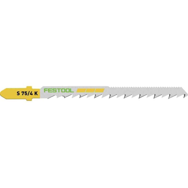 Festool - 204265 Jigsaw Blades - Pack of 5 - Wood Curves s 75/4 K/5