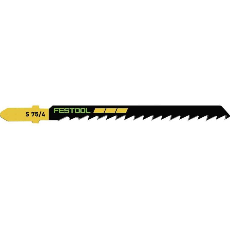 204305 Jigsaw Blades - Pack Of 5 - Wood Basic S 75/4/5 - Festool