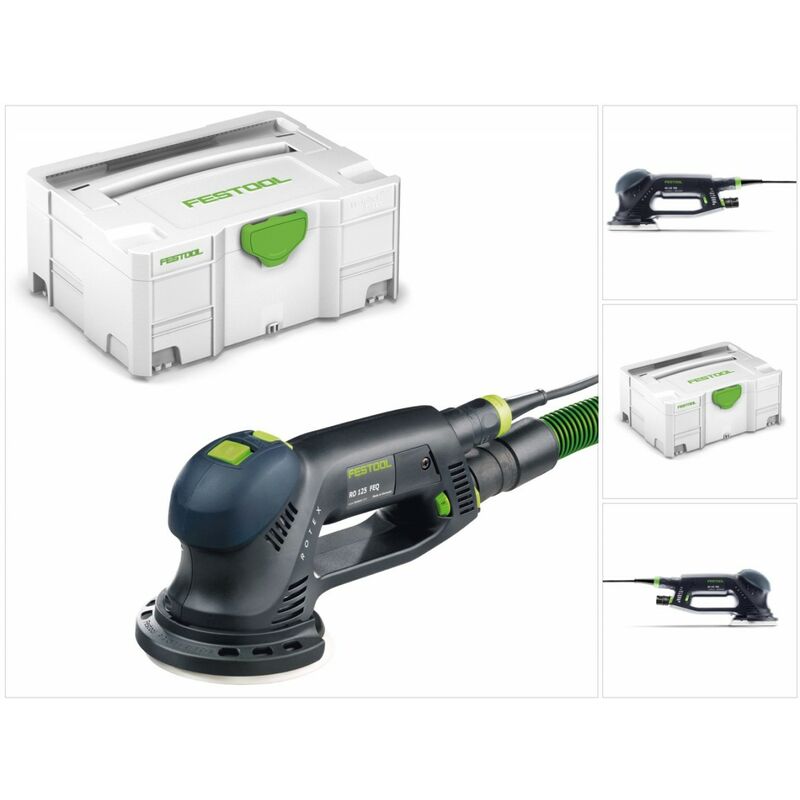 

Festool - RO 125 FEQ-Plus Lijadora excéntrica de engranaje ROTEX 500 W en Systainer ( 571779 )