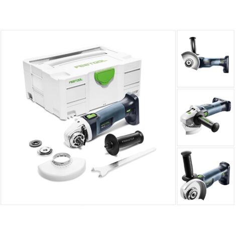 Festool – Meuleuse d'angle sans fil 125mm 18V – Moteur Brushless EC-TEC – Vitesse réglable 4500-8500 min-1 – Coffret Systainer inclus - AGC 18-125 LI EB
