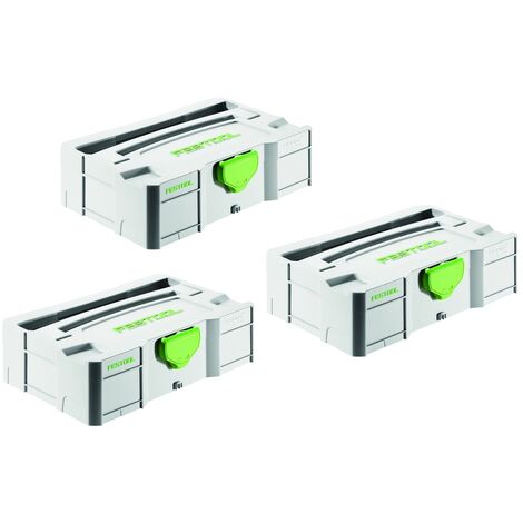 Festool Mini Systainer Stapelbox Werkzeugkoffer T-LOC SYS MINI TL 499622 3 Stück