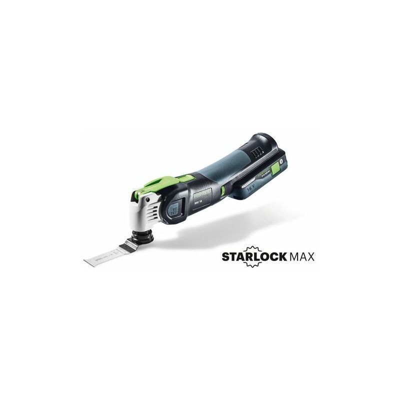 

Festool OSC 18 HPC 4,0 EI-Set Oscilante a batería -(1x 4.0Ah) en systainer - sin escobillas