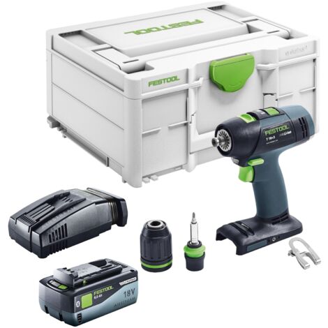 Festool Perceuse-visseuse sans fil T 18+3-Basic