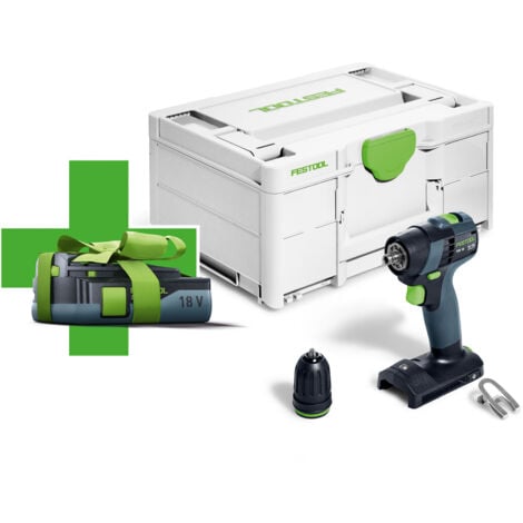 Festool Perceuse-visseuse sans fil TXS 18-Basic-3,0, 1x 3,0 Ah sans chargeur dans Systainer