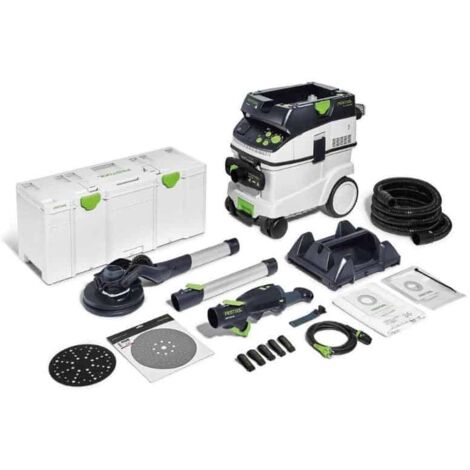 Festool – Ponceuse girafe LHS 2 225 – Alimentation électrique 230V – Diamètre plateau 225mm – Éclairage LED intégré – 576698 - CTM36-Set