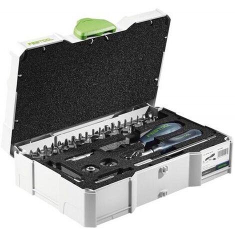 Festool Ratschen Set 1/4 CE 37 teilig 497881 Stecknuss Bit Ratsche im Systainer
