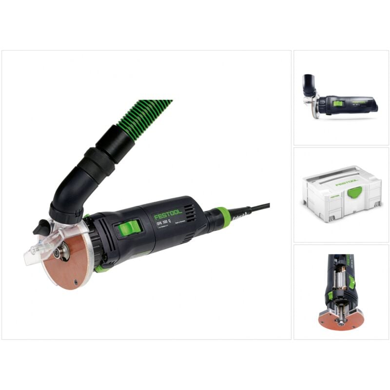 Image of Festool - ofk 500 Q-Plus R2 Rifilatore 450 w in valigetta Systainer con accessori ( 574357 )