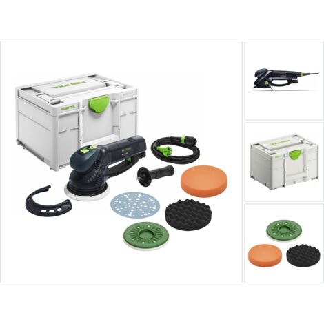 Festool Rotex RO 150 FEQ-Plus Getriebe Exzenterschleifer 720 W 150 mm + 1x Polierteller + 2x Polierschwamm + Systainer