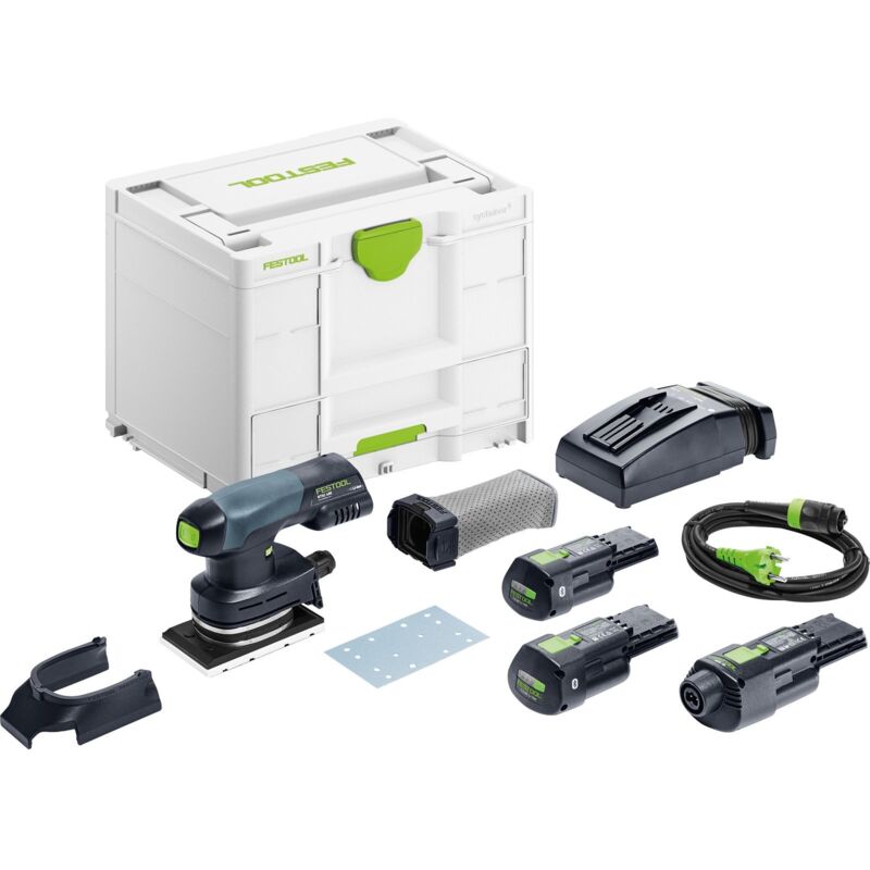 Ponceuse sans fil rtsc 400 3,0 I-Set / 2x 3,0 Ah batterie + chargeur en Systainer - 578133 - Festool