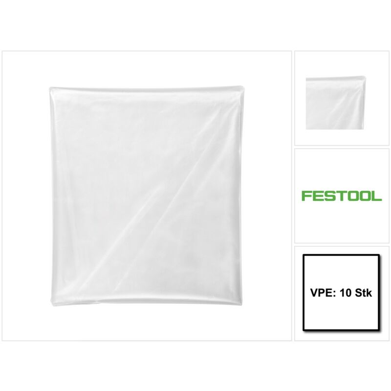 

ENS-VA-20/10 Saco de evacuación - 10 unidades ( 204296 ) para CT 26/36/48 y VAB-20 - Festool