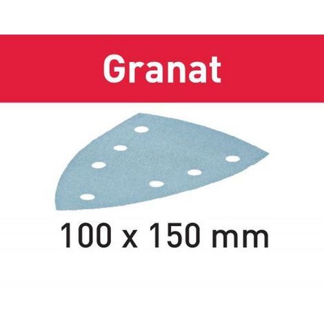 Festool Schleifblätter STF DELTA/7, Granat, P220, 100 Stück (PACK à 100 STÜCK)