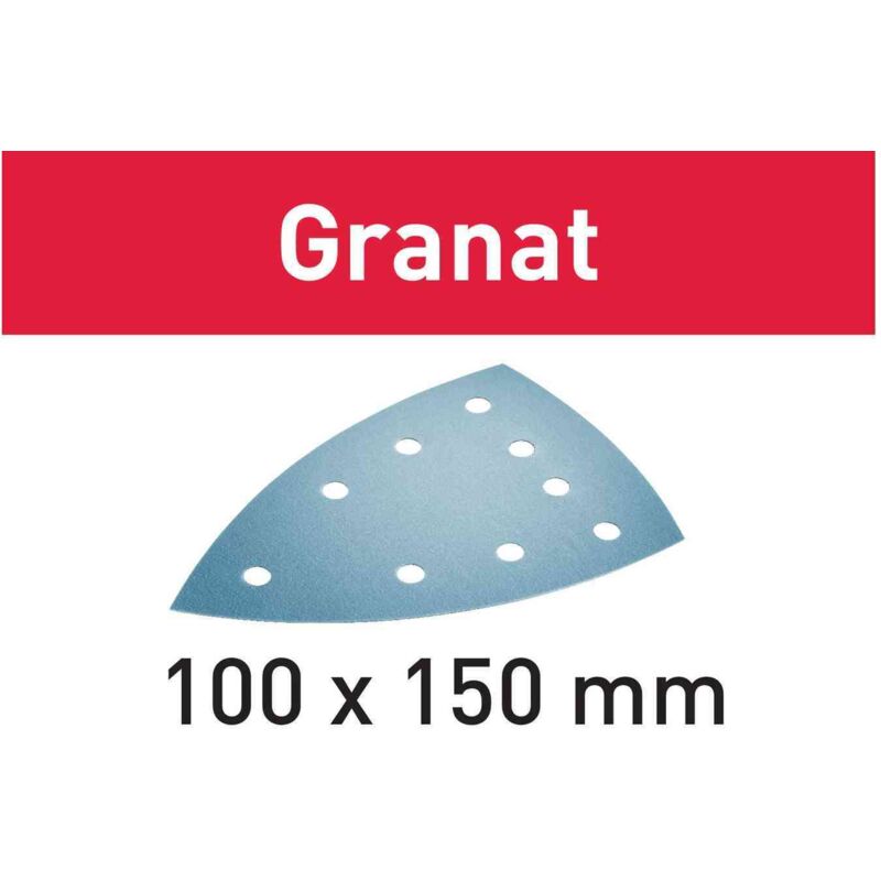 Schleifblatt Stf Delta/9 P220 Gr/100 Granat, 100 Stück - Festool