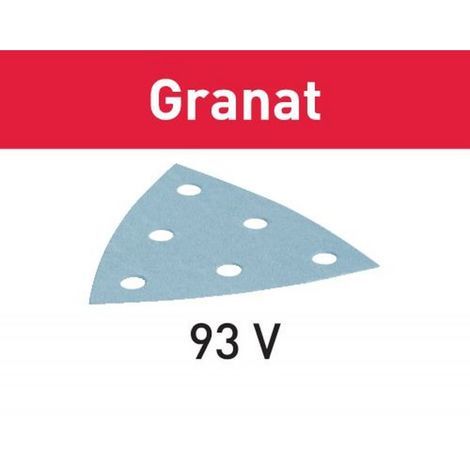 Festool STF V93/6 P 80 GR / 50 Schleifblätter Granat 50 Stück ( 497392 )