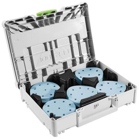 FESTOOL Schleifmittel-Systainer³ Granat SYS-STF D125 GR-Set - 578193
