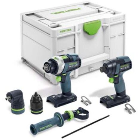 Festool Schrauber- und Bohrer-Set TID 18 Basic-Set TPC 18/4 - 578833