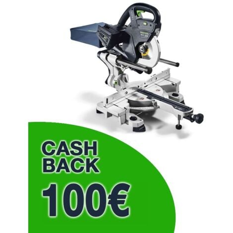 FESTOOL Scie à onglet radiale sans fil 18V KSC 60 EB-Basic Solo - 576847