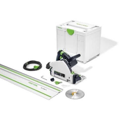 Sega a immersione FESTOOL TS 55 FEBQ-Plus-FS - Con lama Ø160 mm Wood + Binario FS1400/2 + Systainer SYS3 M 337 - 577010