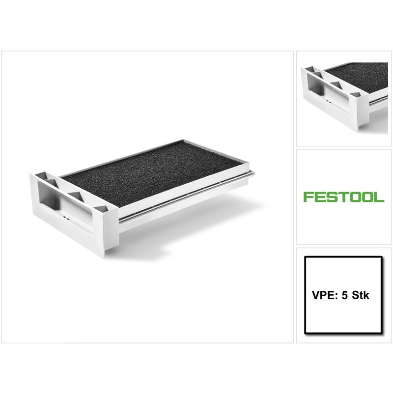 Image of Festool - set di 5x filtri a umido nf-ct MINI/MIDI-2 ( 5x 204202 ) per estrattori mobili ct mini e ct midi a partire dall'anno di modello 2019