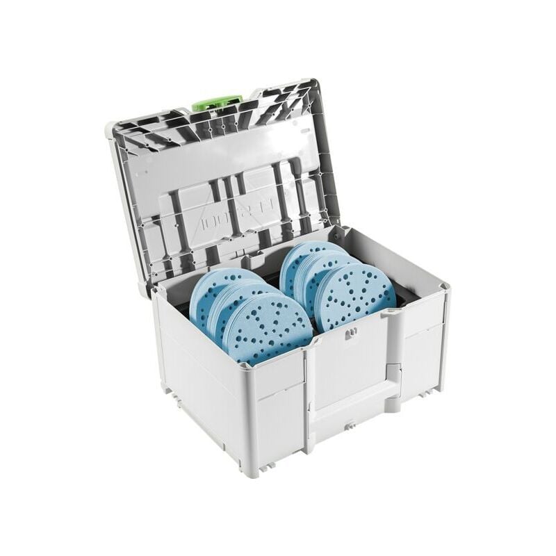 Festool - Systainer pour abrasifs³ sys-stf D150 GR-Set Grenat