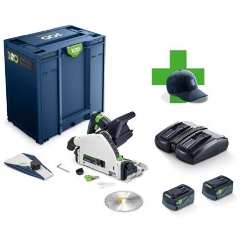 Festool Sierra de incisión a batería 100 años TSC 55 KEBI-Plus/XL100Y Limited Edition