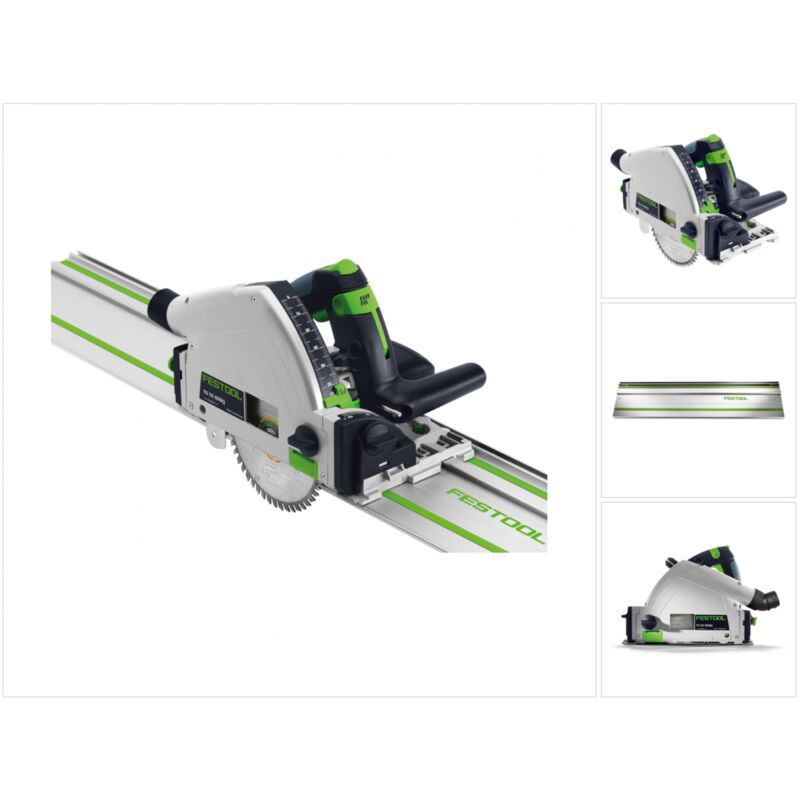 

Festool - TS 55 REBQ-Plus-FS Sierra de incisión 1200 W en Systainer + Riel de guía FS 1400/2 ( 561580 )