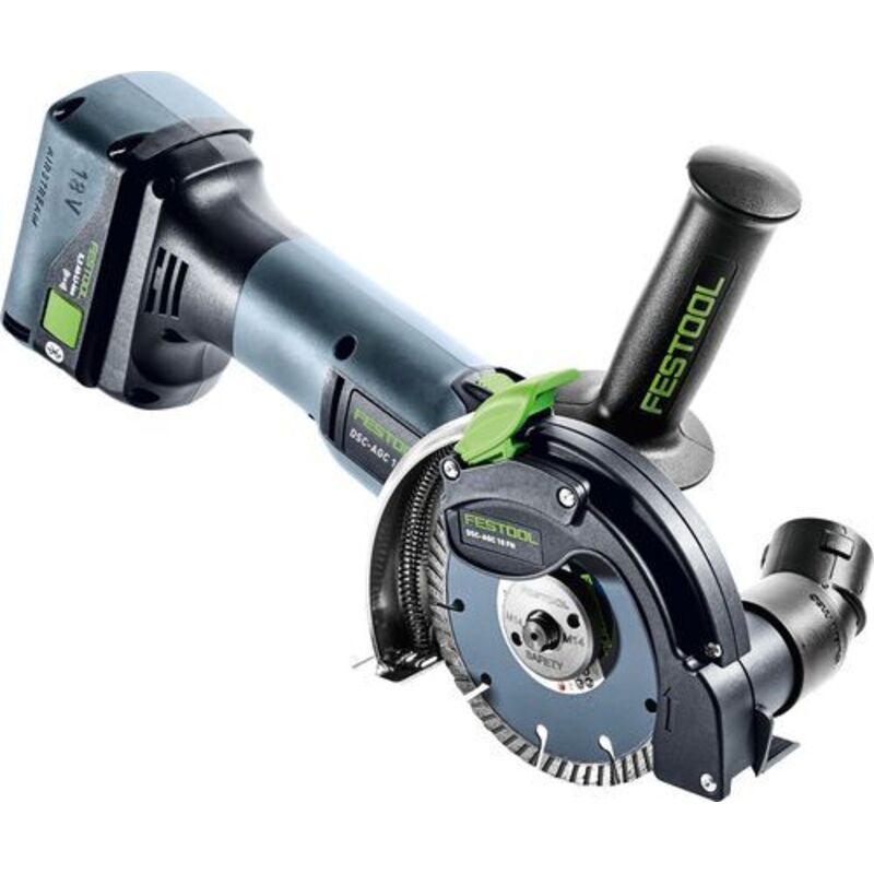 

Festool Sistema de corte de diamante a batería DSC-AGC 18-125 FH Li 5,2 EBI-Plus