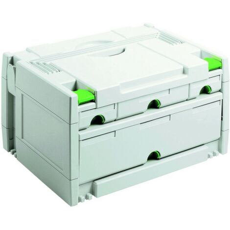 Festool Sortainer Systainer SYS 3 SORT 491522 Werkzeugkoffer mit 4 Schubladen