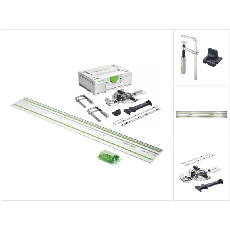 Festool - SYS3 m 137 FS/2 kit accessoires + fs 1400/2-KP rail de guidage 1400 mm